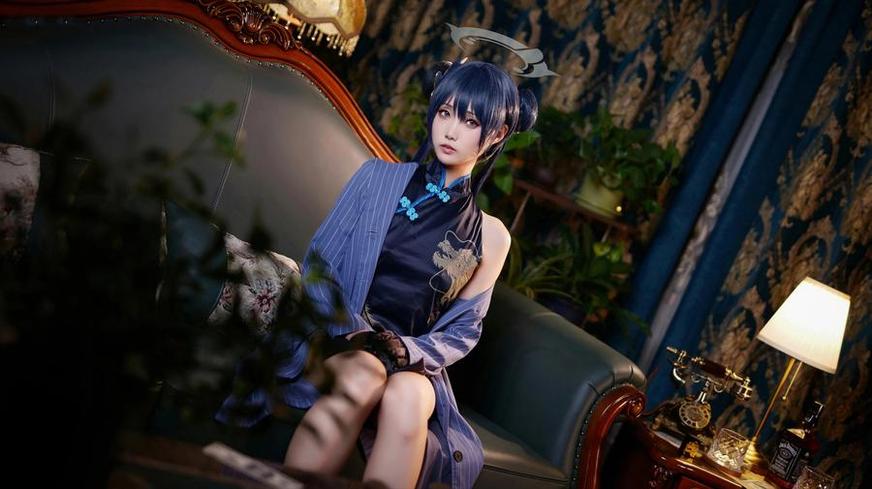 黑白经典，设计师coser@晓美嫣的摄影作品创意唯美动人。